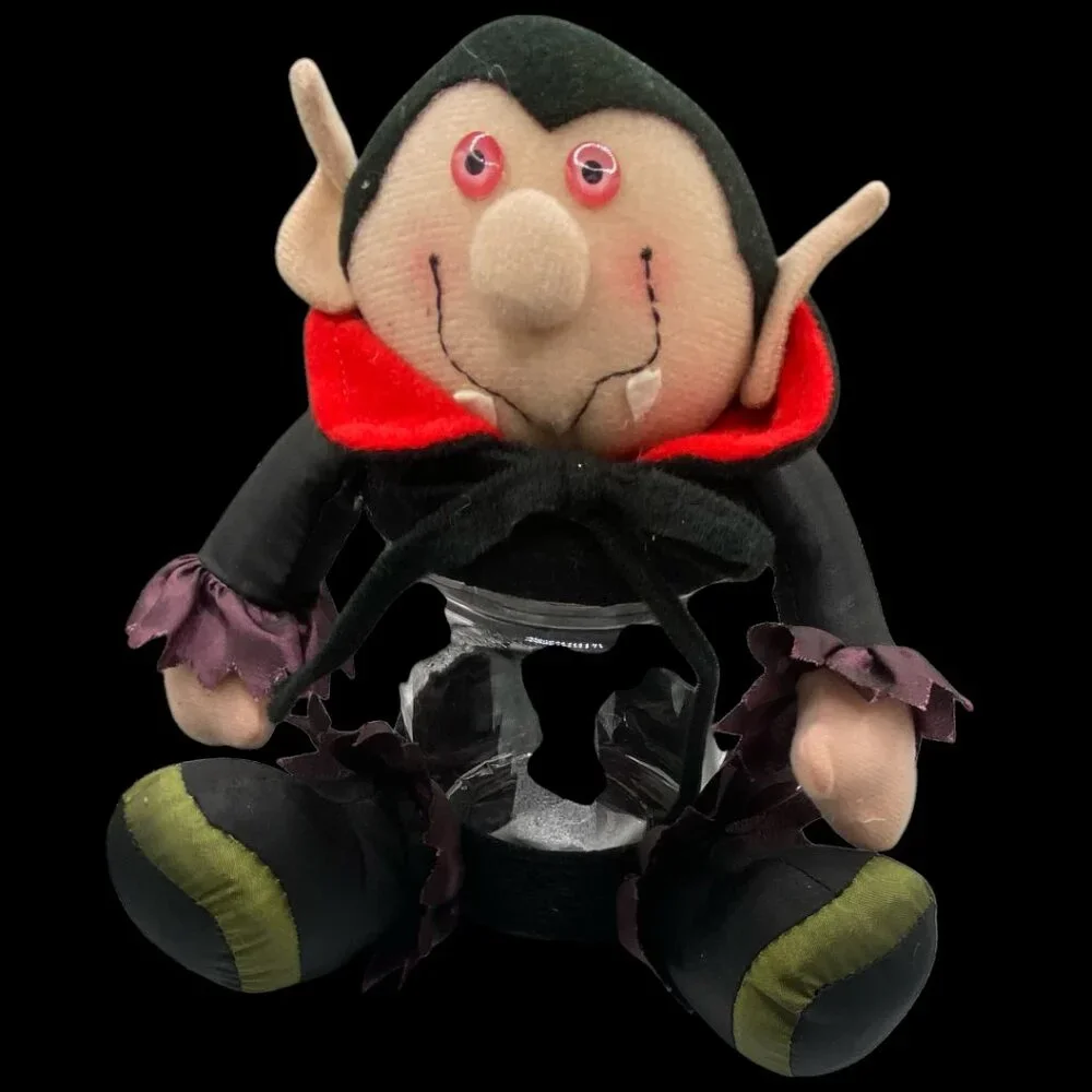 Witch Way to the Candy?” & Count Snackula” Dracula Halloween Candy Jars - Picture 2 of 6
